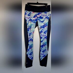 Colorful Geometric Print Athleta Ski Pany Layer